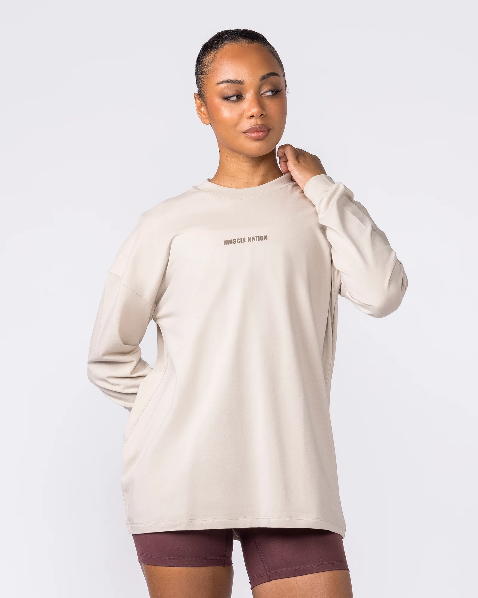 Classic Long Sleeve Top - Cream