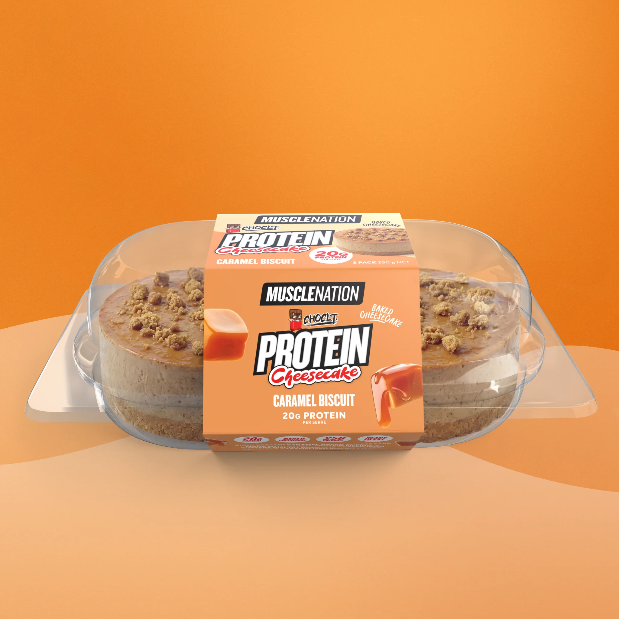 Protein Cheesecake - Caramel Biscuit