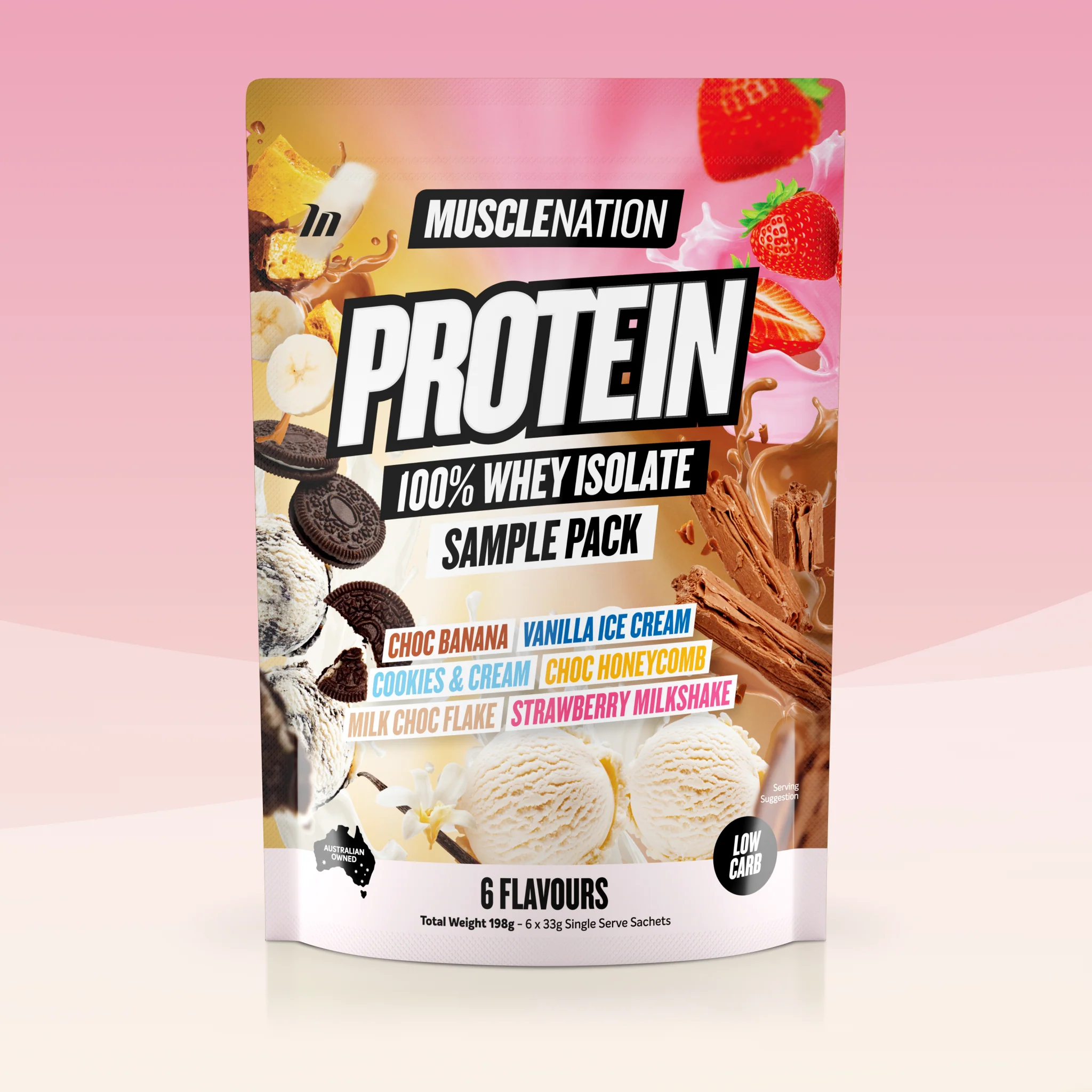 WHEY Protein Isolate - Sample Pack - 6 Flavours