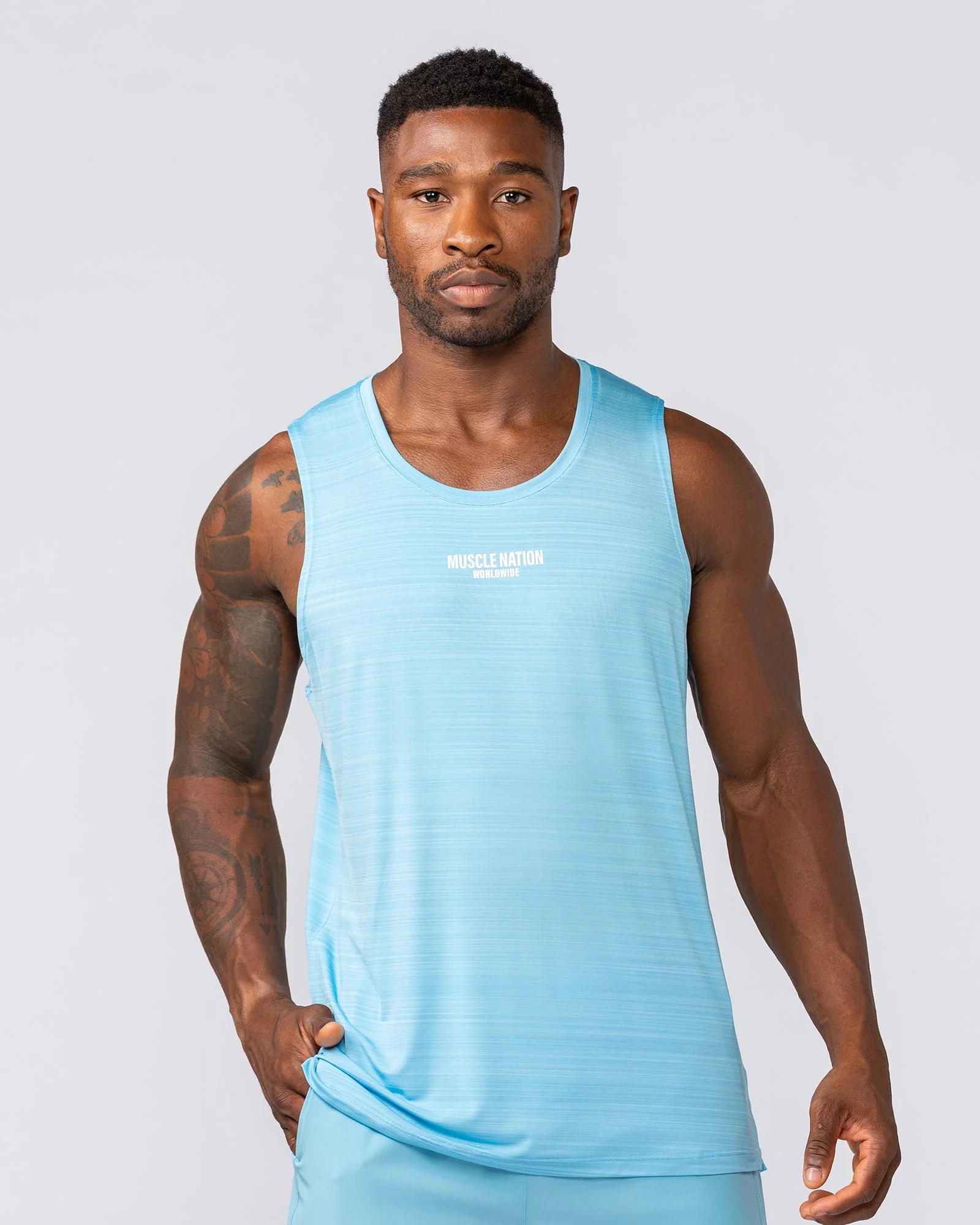 Worldwide Active Tank - Light Blue